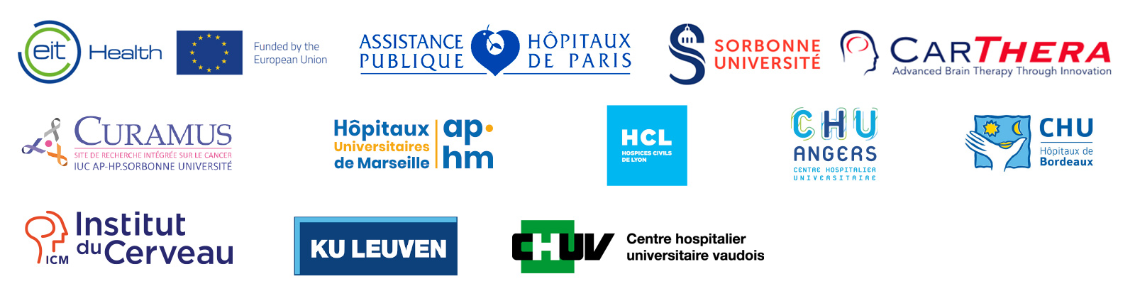 SonoFirst Partners - APHP- Sorbonne U - CarThera - Curamus - Aphm -HCL -CHu Angers - Chu Bordeaux - ICM -Ku Leuven - CHUV